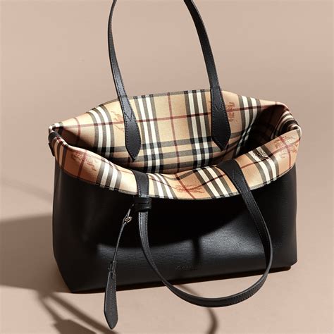 Burberry Medium Reversible Leather Tote 